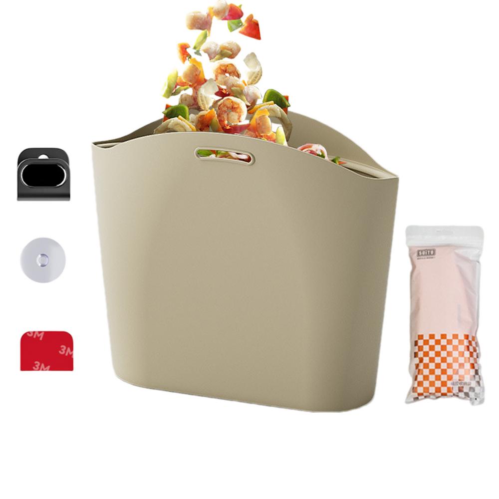 Автомобильный органайзер для спинки сиденья, силиконовый автомобильный мешок для мусора, органайзер для мусора, многоцелевой карман для хранения, автомобильный мусорный контейнер для внедорожников и грузовиков