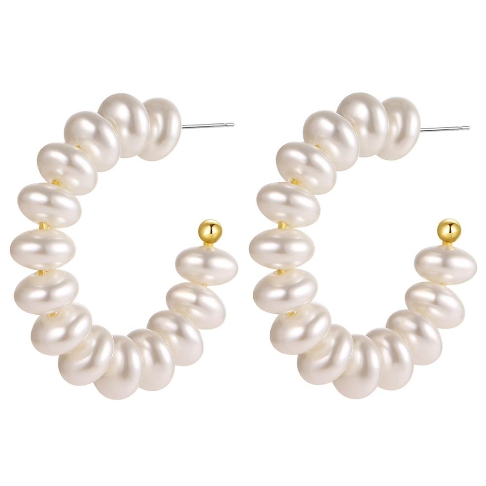 Простые новые модные серьги нерегулярной формы C-образной формы, модные простые серьги, изысканные серьги, ювелирные изделия, подарки