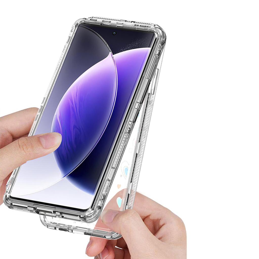 Для Infinix Zero 40 4G/5G Чехол Прозрачный Акриловый ТПУ Гибридный Чехол для Телефона с Лазерной Печатью