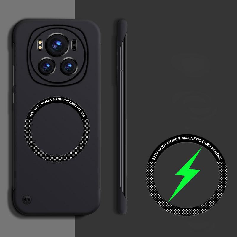 Для Magsafe Магнитный безрамочный жесткий чехол для телефона Honor Magic 6 Pro Lite Magic6Pro Тонкий матовый жесткий противоударный чехол с беспроводной зарядкой Ультратонкий