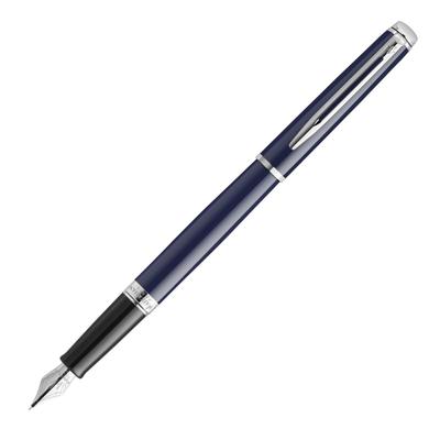 Перьевая ручка WATERMAN Metropolitan Essential Blue CT Fine Point в подарочной коробке, подарочная, класса люкс, обычная, импортная, 2214315
