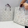 5 шт. сумка для магазина одежды утолщенная женская упаковочная сумка винтажная цветочная сумка-тоут подарочная сумка для покупок хранение