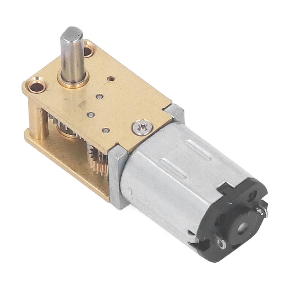 Редукторный двигатель постоянного тока 6 В, односторонний турбо-червячный двигатель, двигатель с редуктором для замены в машине, 30 об/мин