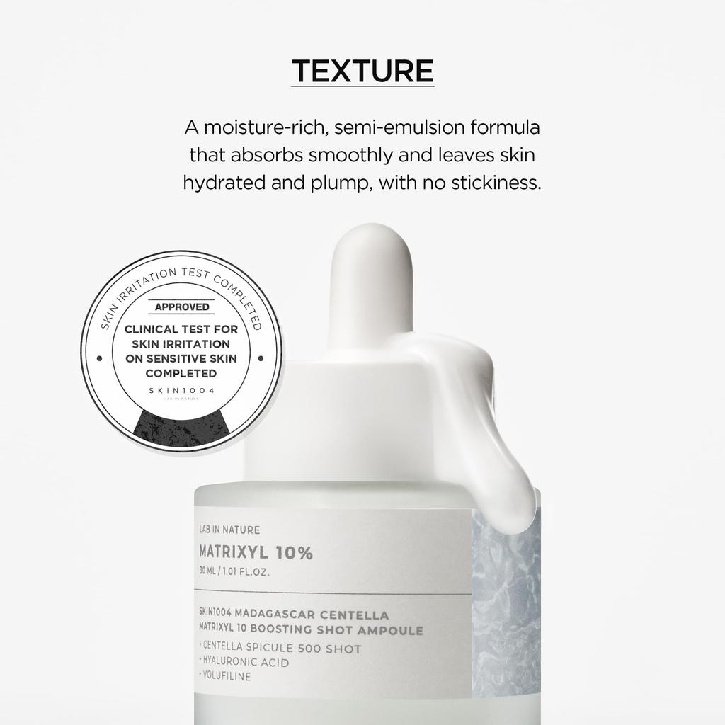 SKIN1004 Matrixyl 10 Boosting Shot Ампула 30мл Centella Matrixyl 10 Boosting Shot Сыворотка Уход за кожей Мадагаскарская ампула