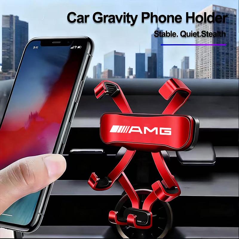 Gravity Car Phone Holder Air Vent Smartphone Stand For Mercedes Benz AMG W203 W205 W206 W211 W220 W212 W201 W210 W108 Brabus p4