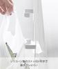 Yamazaki Tower Storage Door Plastic Bag W22 X X Tower Plastic Bag Trash 10332 Under-Sink Hanger, White, D8.1-10 H25.6cm, Stand, Hook, Can,