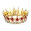 Women Crown Tiara Shiny Rhinestones Inlaid Queen Bridesmaids Crown Accessory for Wedding Halloween Birthday