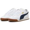 Puma Roma 68 Revival - белые клубные темно-синие мужские кроссовки Gum 398634-04