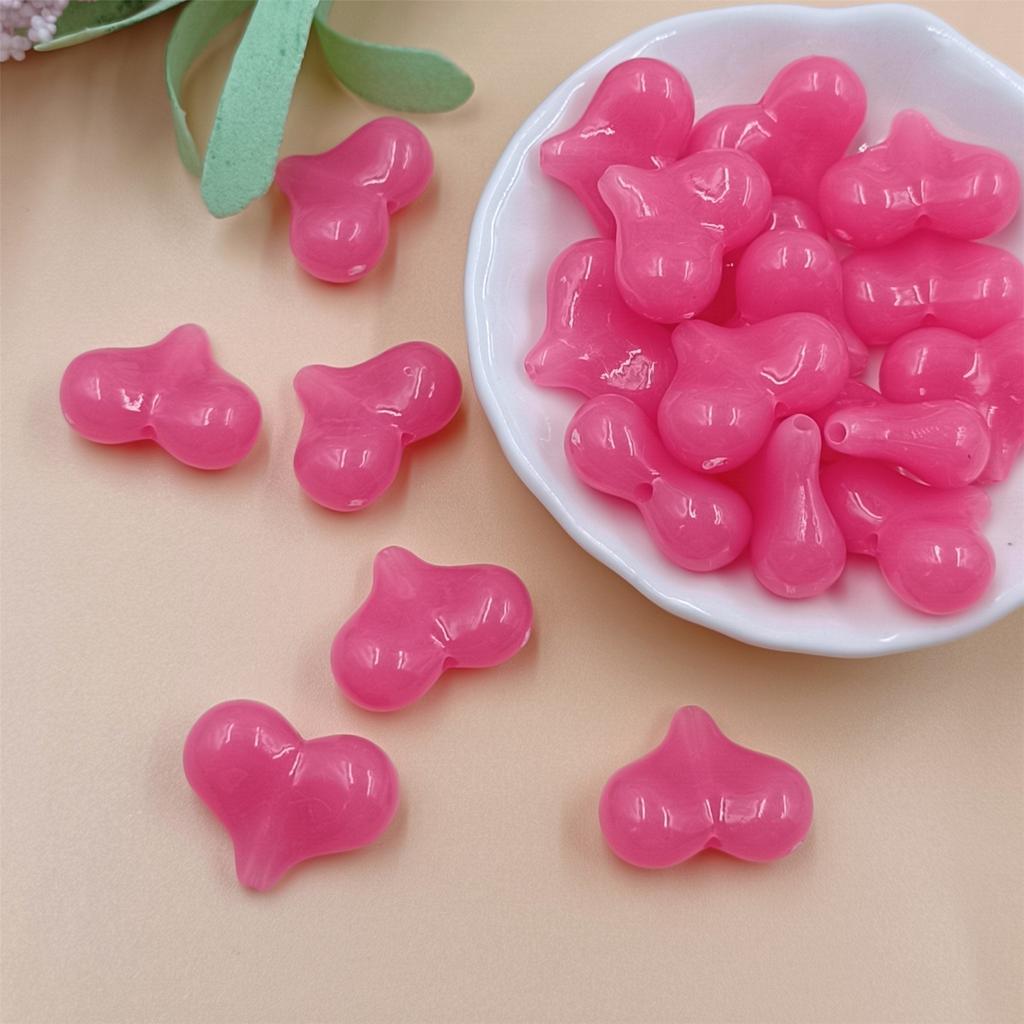 Ювелирные изделия Аксессуары Изготовление ожерелий Материалы для ручной работы Fart Macaron Color 22 мм * 17 мм * 9 мм 20 шт./компл. Бусины в форме персикового сердца DIY Аксессуары