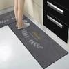 Kitchen Rugs Non-slip Waterproof Floor Mat Oil-proof Pvc Carpet Home Decoration Anti-slip Leather Rug Alfombra De Cocina
