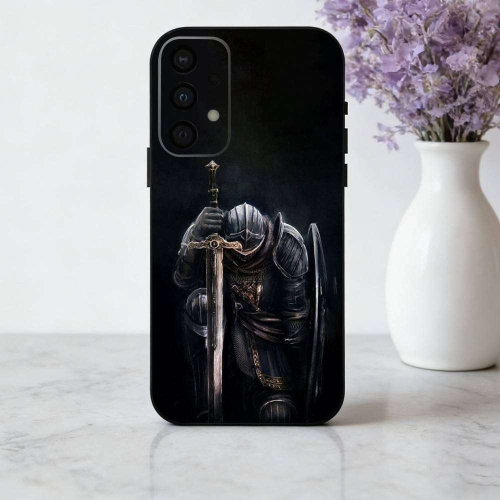 Чехол для телефона C-Crusaders-S T-Templar-R K-Knight для Samsung Galaxy A73,A72,A71,A70,A53,A52,A51, Мягкий силиконовый черный чехол