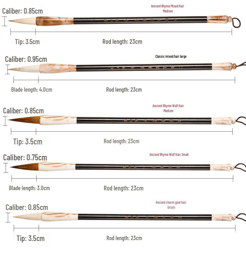 Подставка-держатель для кистей и ручек для каллиграфии из массива дерева для начинающих