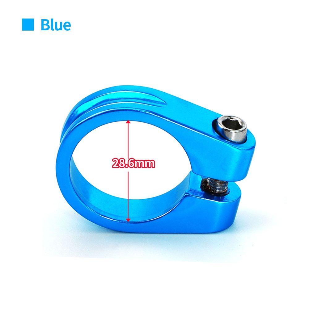 28.6/31.8/34.9mm Bike Seatpost Clamp Aluminum Zinc Zinc Alloy Bicycle Sitting Rod Clamp for Mountain Bike