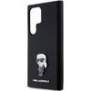 Karl Lagerfeld Силиконовый чехол Ikonik Metal Pin для Samsung Galaxy S24 Ultra - черный