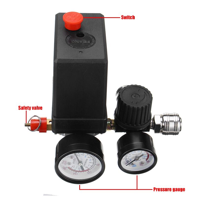 240 В/380 В, высококачественный регулятор, воздушный компрессор, насос, переключатель давления, регулирующий клапан воздушного насоса 7,25-125 фунтов на квадратный дюйм