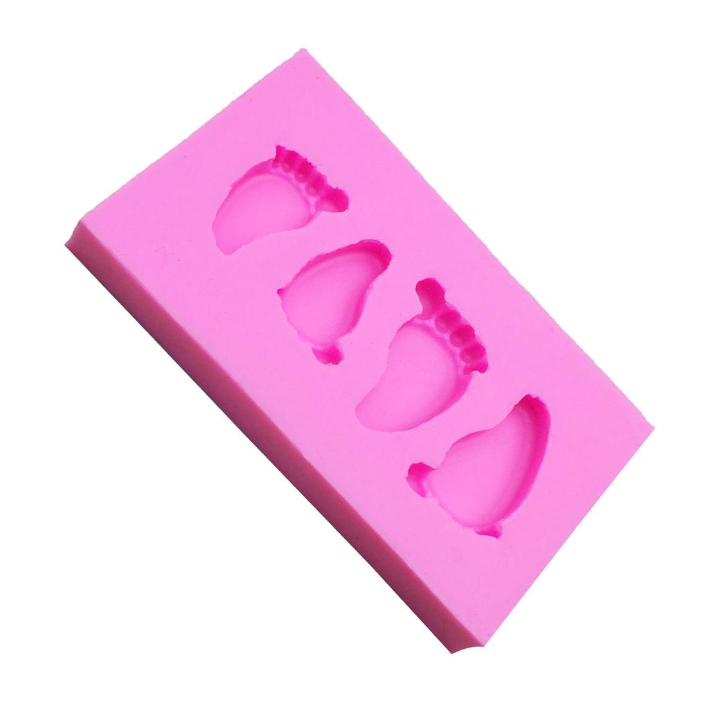 Силиконовая форма для торта, детская ножка, шоколадная помадка, украшение торта, инструмент для выпечки, формы для выпечки, пудинг
