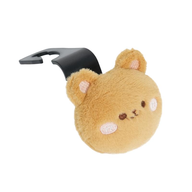 Cartoon Bear Rabbit Multifunctional Strong Load Bearing Car Seat Back Storage Hook