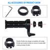 2pcs 22mm Motorcycle ATV Hand Heated Grips Molded Grips Warmer w/USB Adjustable