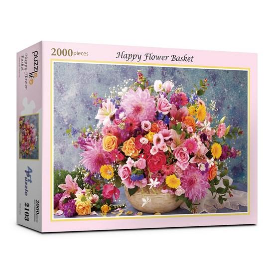 Happy Bouquet Jigsaw Puzzle PL2103, Korean Popular Puzzles
