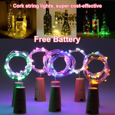 Светодиодная гирлянда Fairy 2M Cork (В комплект входит бесплатная батарея)