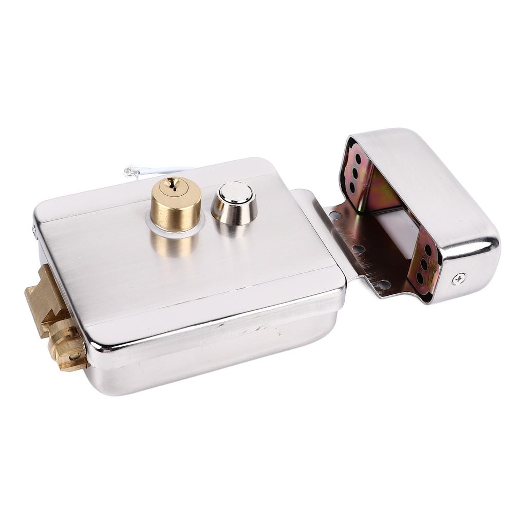 Electric Control Door Lock Dual Head Double Lock for Doorbell Intercom Access Control Security