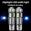2/1Pc W5W T10 LED Canbus Error Free 3030 10SMD Auto 5W5 LED Bulb Clearance Wedge Side Turn Signal Light Super Bright White