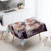 Скатерть для кексов для гурманов, водонепроницаемая прямоугольная скатерть для свадебной вечеринки, ресторанный стол, кухонный дом