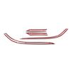 For Kia Sportage QL 2015- ABS Chrome Car Rear Tail Light Lamp Eyebrow Eyelid Trim Cover Garnish Moulding