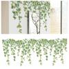 Bedroom Ornament Mural Art Eucalyptus Leaves Decal Green Plant Vine Wall Stickers Home Decoration