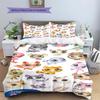 Littlest Pet Shop Pattern Bedding,Quilt Set Quilt Cover Pillowcase Home Birthday Gift(1 * duvet cover + 2 * pillowcase, without core)