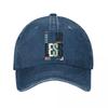 Minimal Bold Quiet Phrase Typography  New Vintage Washed Cotton Baseball Cap Sun Hats