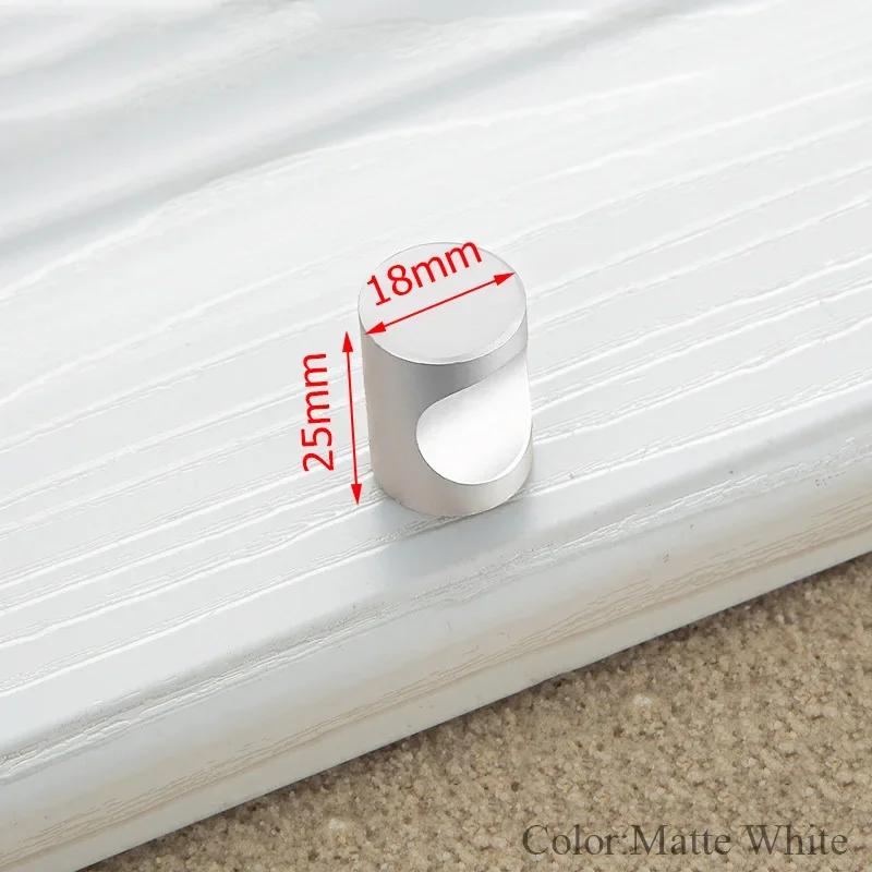 96 128 160 192mm Aluminum Modern Simple Dumb White Cabinet Shoe Cabinet Wardrobe Door Handle Black Drawer Kitchen Door Handle.