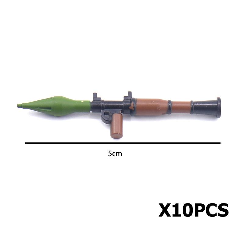 MOC Военная Техника WW2 Строительный Блок Набор Солдат Оружие Пуля РПГ Ракета Waffen Коробка Мотоцикл Барьер Забор Нефтяная Бочка Кирпичный Игрушка