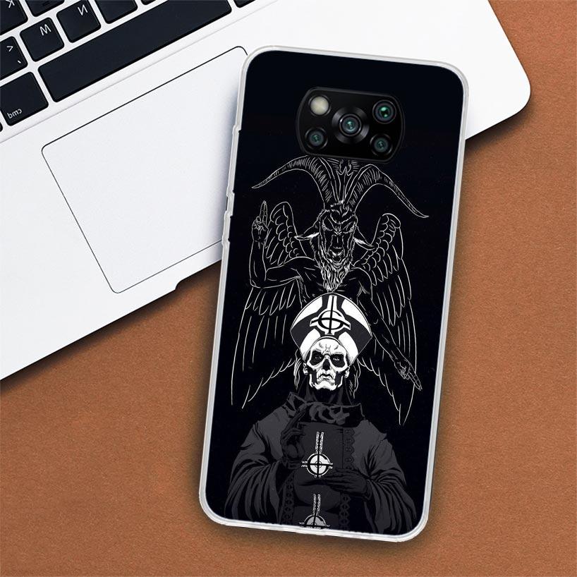 Чехол для телефона Ghost Papa Emeritus для Xiaomi Poco X3 Nfc X4 Gt X5 Pro M5S M4 M3 M2 F5 F4 F3 F2 F1 Mi Note 10 Fundas Shell