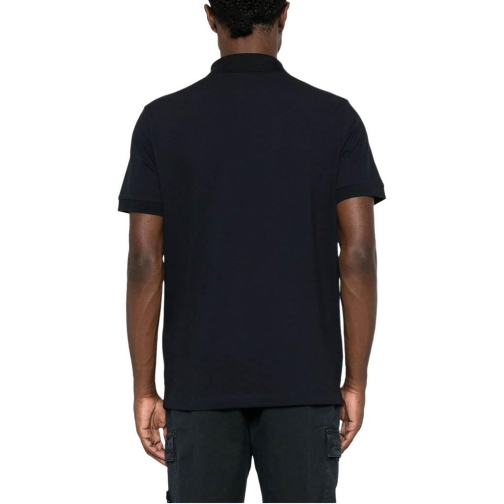 STONE ISLAND Поло с коротким рукавом и логотипом для мужчин, синий K1S1522002-SCS0017-V0020