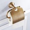 Antique Brass Bathroom Hardware Set with European Style Toilet Paper Holder, Towel Ring, and Tissue Holder