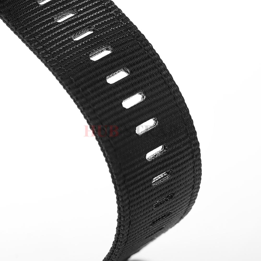 22 мм Нейлоновый ремешок для часов Премиум Гладкий Мягкий Нейлон Спортивный Сменный ремешок для часов Быстросъемный Универсальный Холщовый Браслет Ремешок для часов
