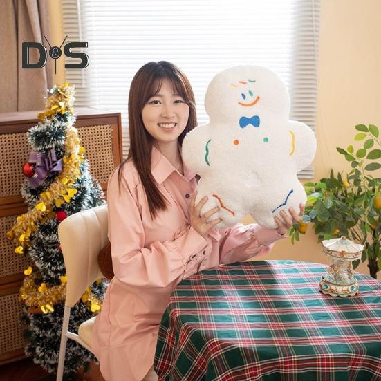 Пряничный человечек плюшевая игрушка мягкая рождественская кукла печенье для детей плюшевое праздничное украшение подарок на день рождения для мальчиков и девочек