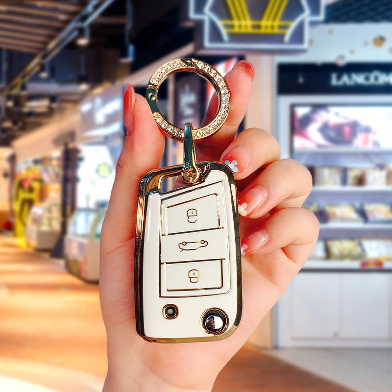 Volkswagen Key Case for Sagitar, Bora, Golf, T-Roc, Tiguan L, Passat, Lavida, Lamando