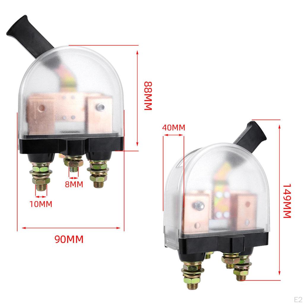 Аксессуар Выключатель Массы Автомобиля Многоцелевой Прочный для Лодки Автодома Прозрачная Крышка Основное Питание