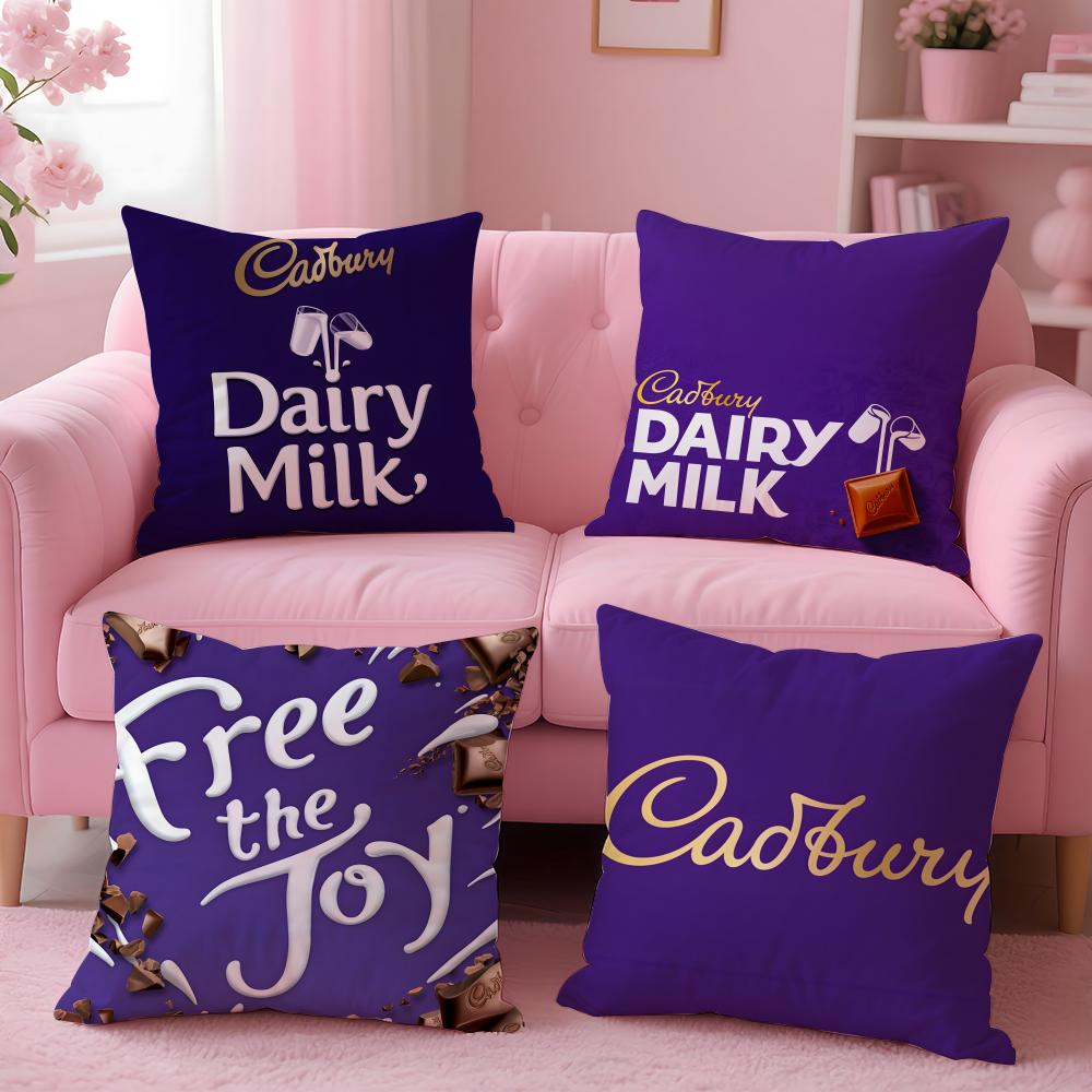 Brand Cadbury Cushion Cover Cushion Cover Set 4Pcs 50X50 45X45 40X40 Pillowcase Decorative Sofa Home Decor