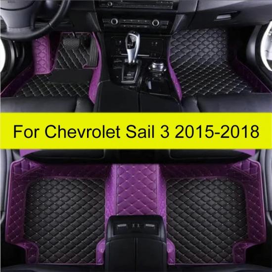 Автомобильные коврики для Chevrolet Sail 3 седан 2015 2016 2017 2018 Автомобильные подкладки для ног Ковровое покрытие Аксессуары для интерьера