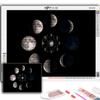 5D Diy Diamond Painting Moon Phase Cross Stitch Full Diamond Embroidery Mosaic