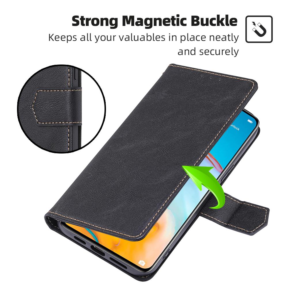 Чехол-кошелек с защитой от кражи RFID для Honor 50 10X Lite 7A 7C 8A 8S 9A 9X Huawei P Smart Z 2019 2021 Чехол Кобура из искусственной кожи 6 слотов для карт Бампер для телефона