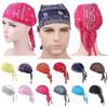 Sport Cancer Chemo Hat Elastic Cotton MuslimTurban Headscarf Bandana Pirate Hat Hair Loss Cap