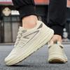 2026 New Autumn Spring and Autumn Large Size Men's Shoes Light Casual Sports Flying Weaving Comfortable Outdoor Running Shoes