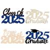 Minimalist Celebration Party Adornment Wooden 2025 Graduation Ornament  Ceremony Party Decoration