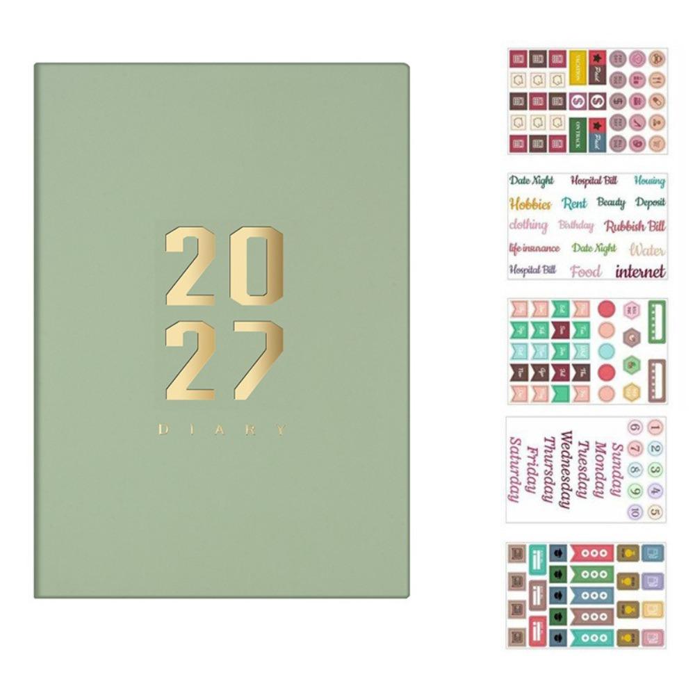 A5 Size Calendar Planner Thick Paper Academic Planner English Language Work Planner For Efficiency