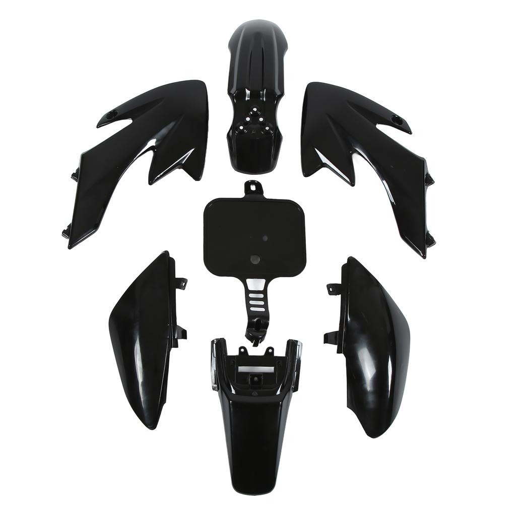 7pcs Black Plastic Fairing Kit Body Work Fairing Set Motorcycle Accessories Replacement for XR50