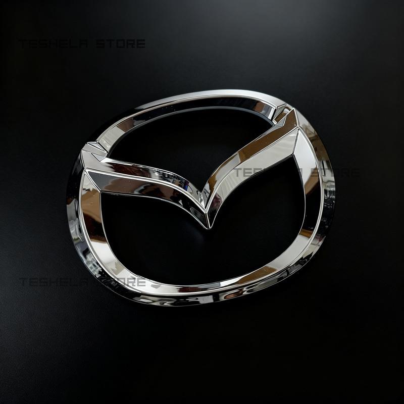 Для Mazda 3 2014-2015 2016 2024 2025 Автомобильная наклейка-логотип на передний капот Стайлинг Автомобильный кузов Задний значок багажника с изгибом Аксессуары vzcfk11
